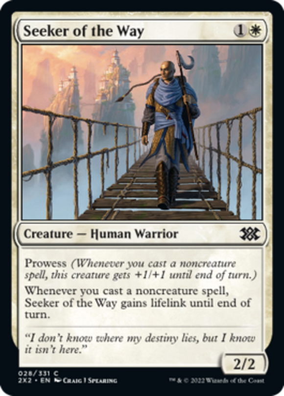 Seeker of the Way - Double Masters 2022 - English - NM - MTG