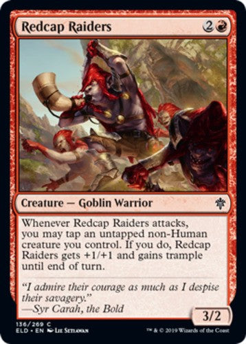 Redcap Raiders - Throne of Eldraine - English - NM - MTG