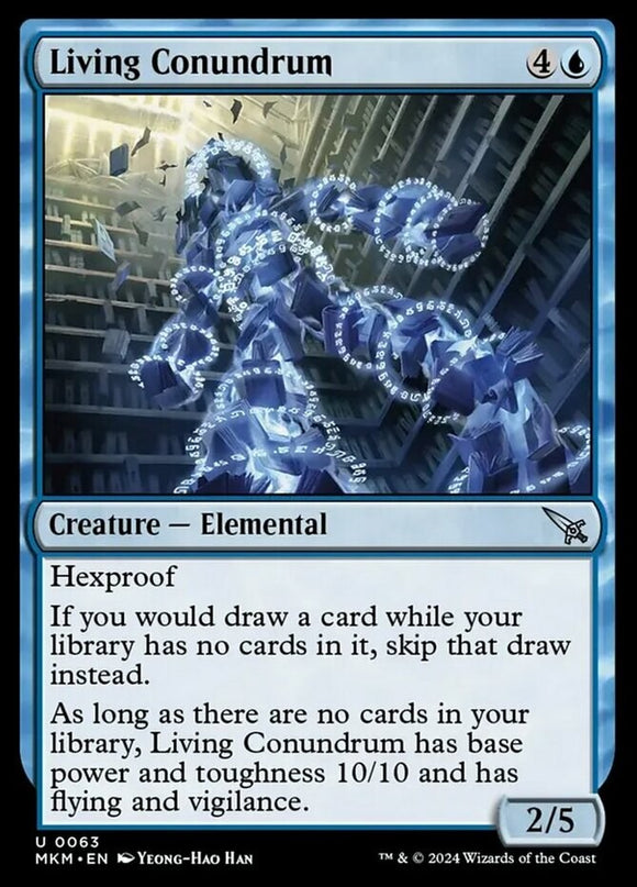 Living Conundrum - Murders at Karlov Manor - English - NM - MTG