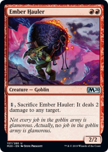 Ember Hauler - Core Set 2020 (M20) - English - NM - MTG