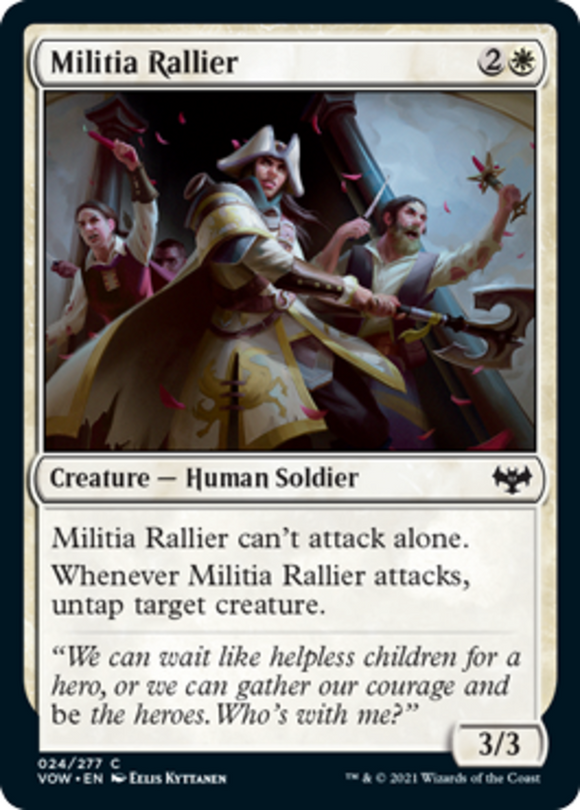Militia Rallier - Innistrad: Crimson Vow - English - NM - MTG