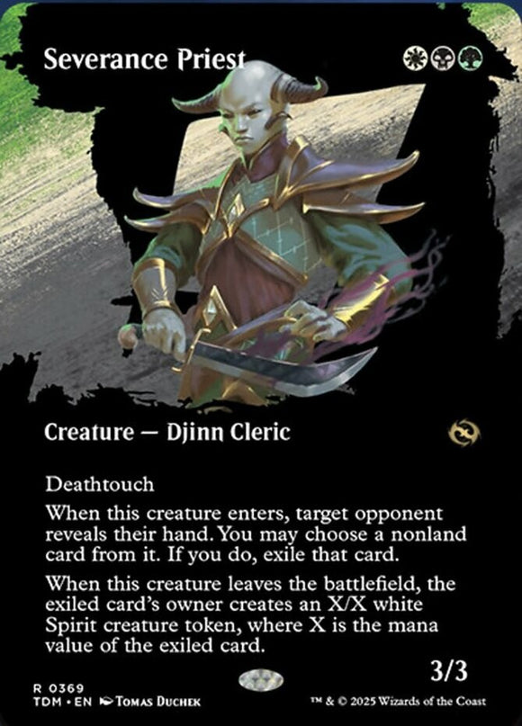Severance Priest - Borderless - Tarkir: Dragonstorm - English - NM - MTG