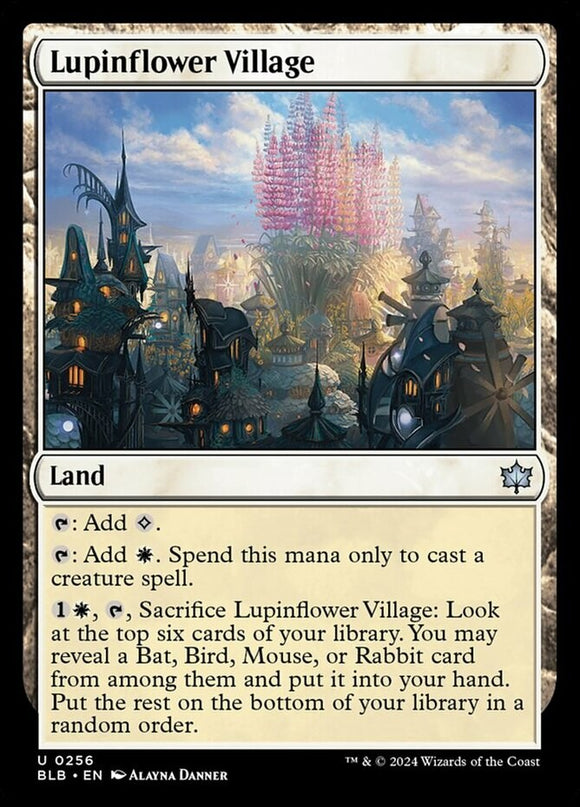 Lupinflower Village - Bloomburrow - English - NM - MTG