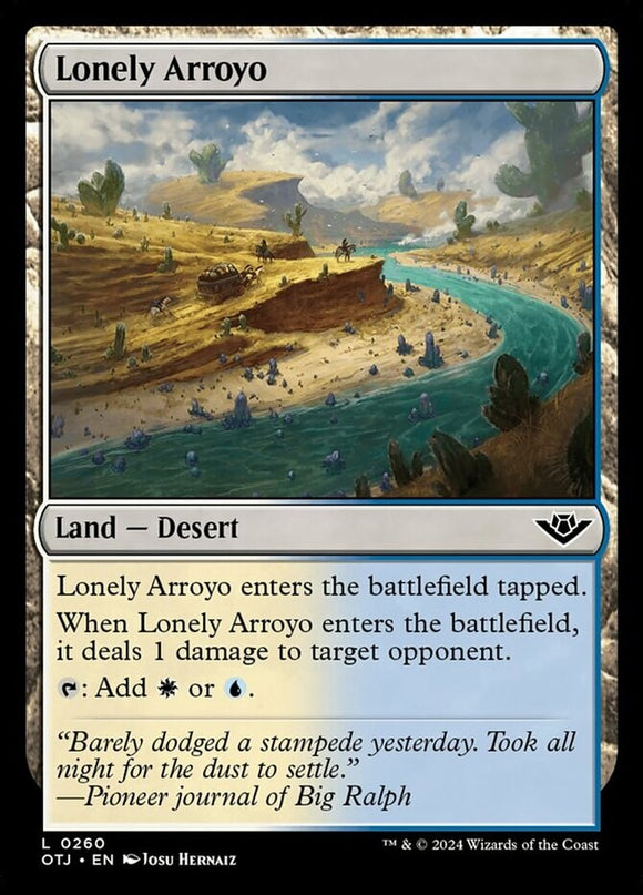 Lonely Arroyo - Outlaws of Thunder Junction - English - NM - MTG