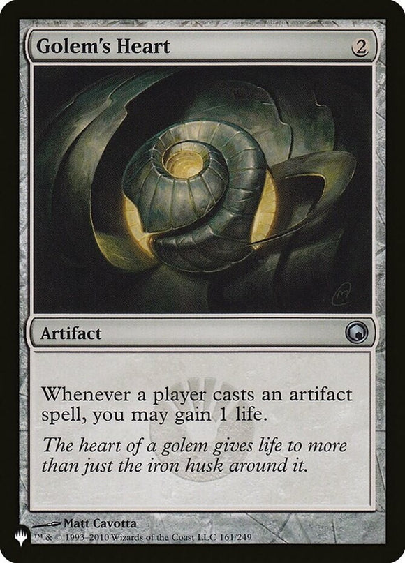 Golem's Heart - The List - The List - English - NM - MTG