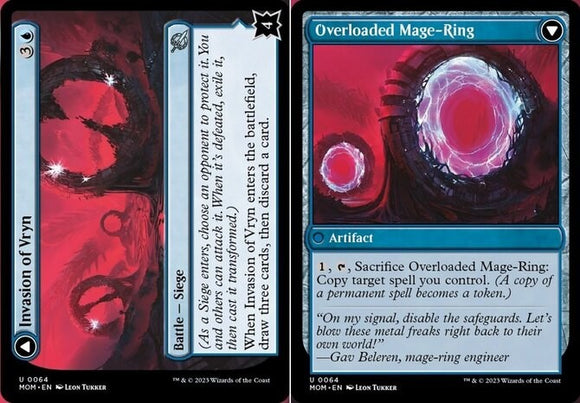 Invasion of Vryn // Overloaded Mage-Ring - March of the Machines - English - NM