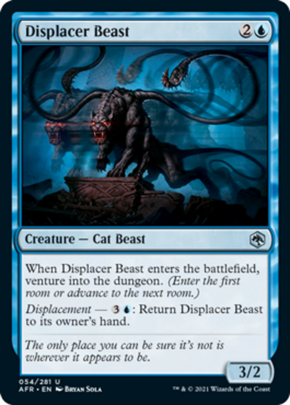 Displacer Beast - Forgotten Realms - English - NM - MTG
