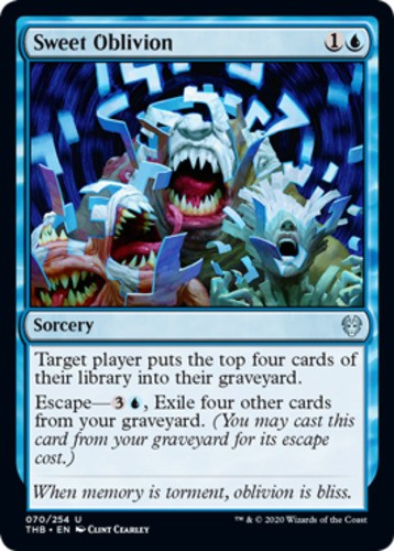 Sweet Oblivion - Theros Beyond Death - English - NM - MTG
