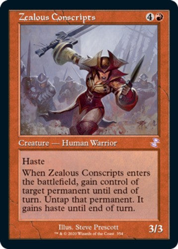 Zealous Conscripts - Time Spiral Remastered - English - NM - MTG