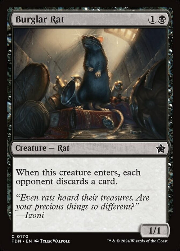 Burglar Rat - Foundations - English - NM - MTG