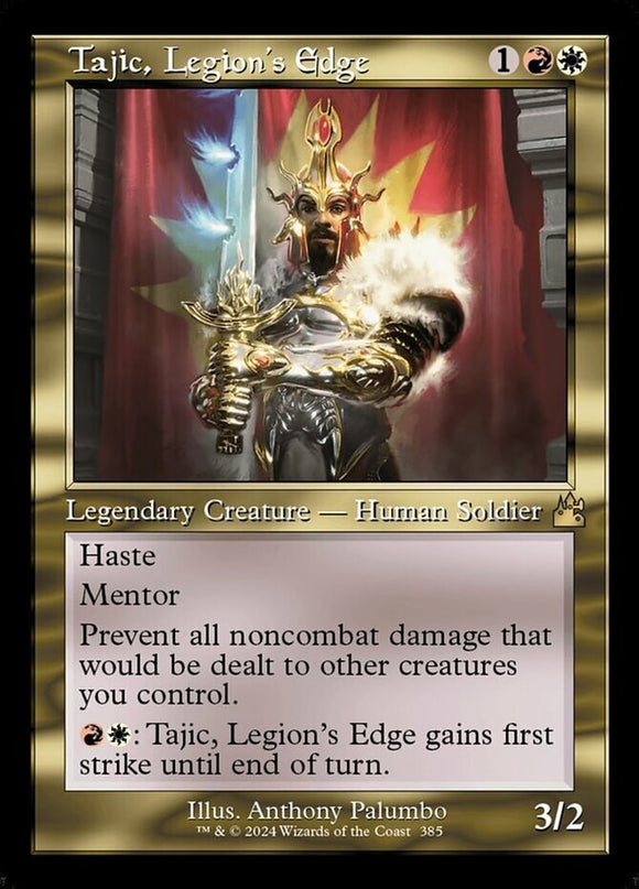 Tajic, Legion's Edge - Retro Frame - Ravnica Remastered - English - NM - MTG