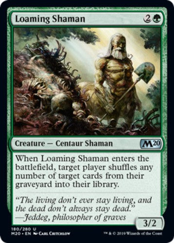Loaming Shaman - Core Set 2020 (M20) - English - NM - MTG