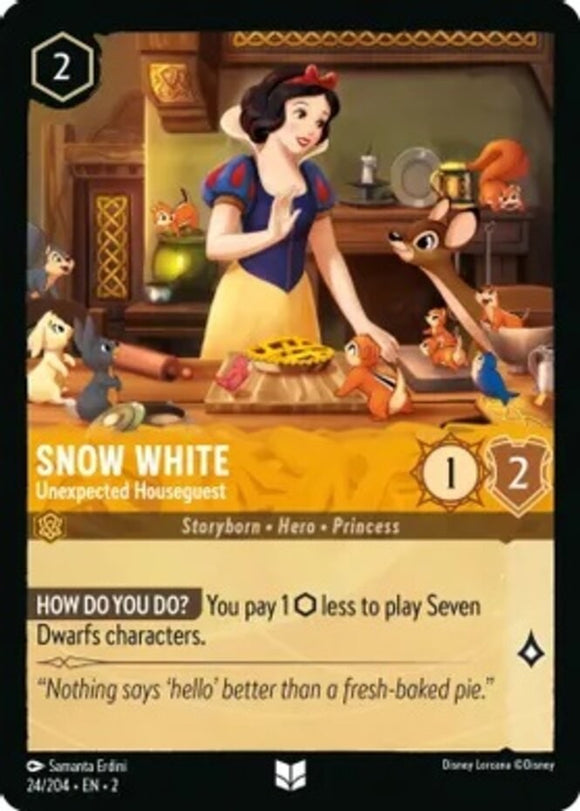 Snow White - Unexpected Houseguest - 24/204 - Uncommon - Rise of the Floodborn N