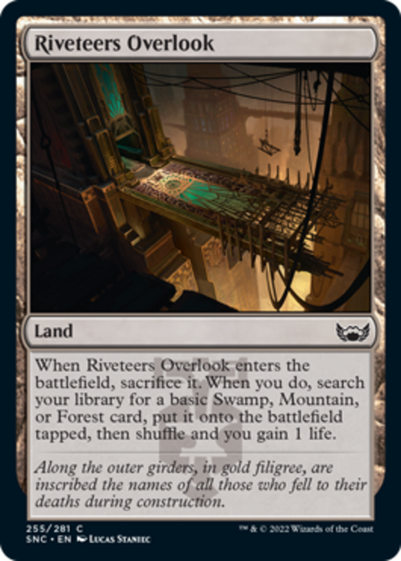 Riveteers Overlook - Streets of New Capenna - English - NM - MTG