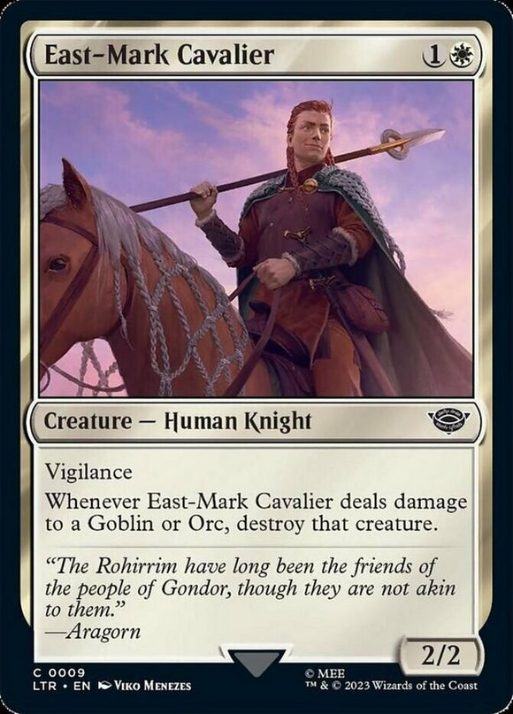 East-Mark Cavalier - Lord of the Rings - English - NM - MTG