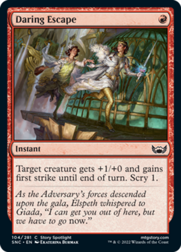 Daring Escape - Streets of New Capenna - English - NM - MTG