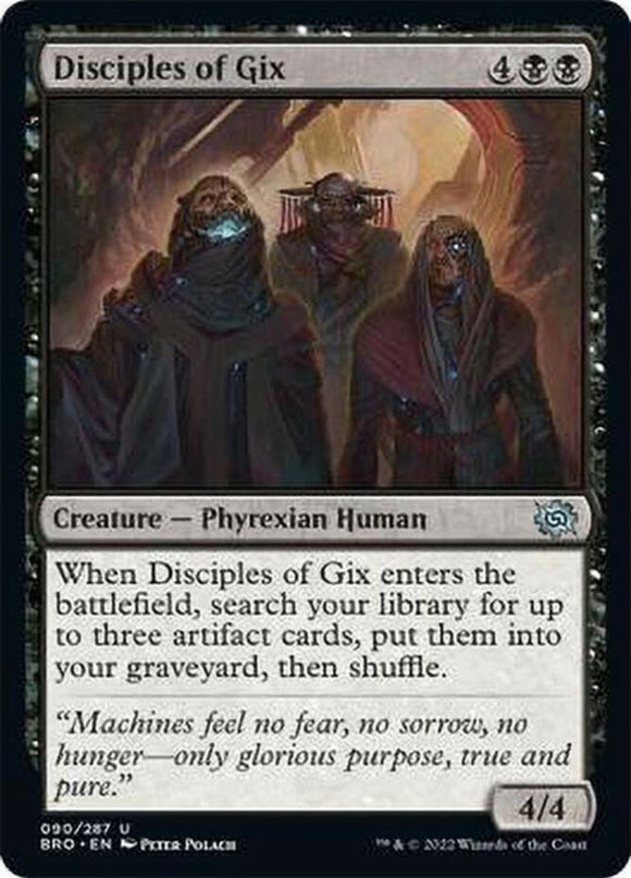 Disciples of Gix - The Brothers' War - English - NM - MTG