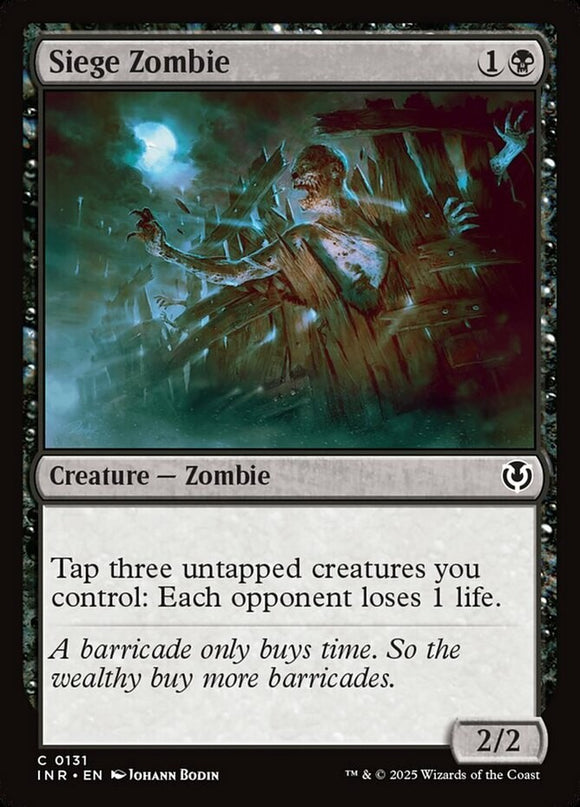 Siege Zombie - Innistrad Remastered - English - NM - MTG