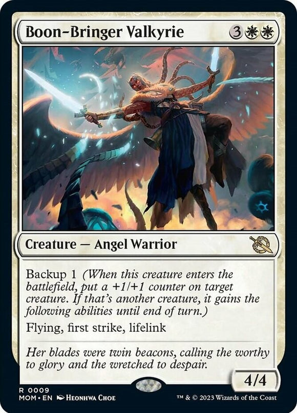 Boon-Bringer Valkyrie - March of the Machines - English - NM - MTG