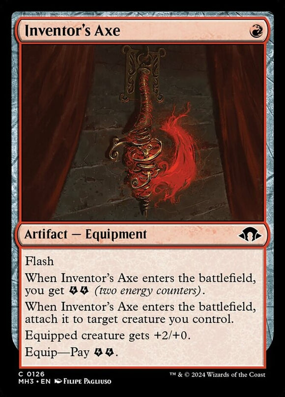 Inventor's Axe - Modern Horizons 3 - English - NM - MTG