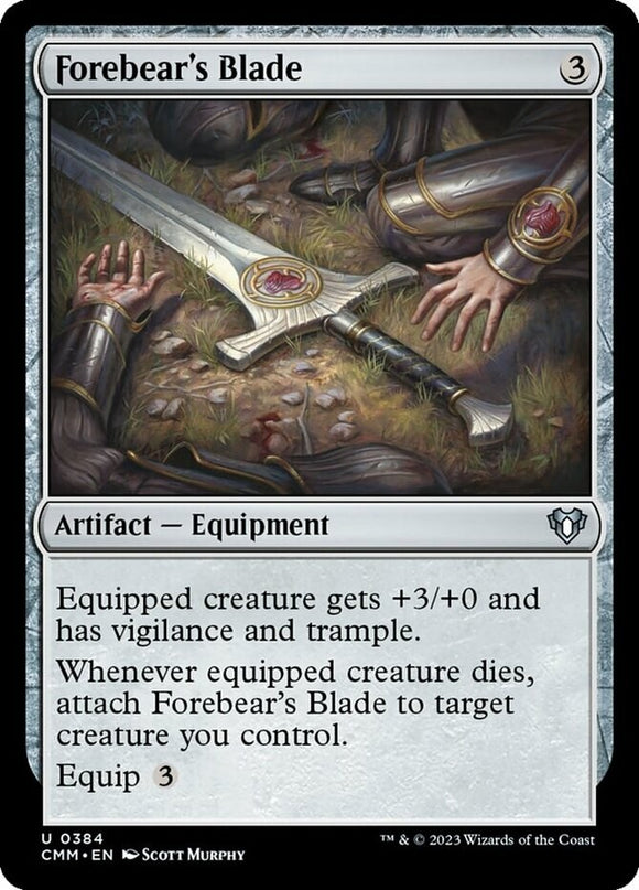 Forebear's Blade - Commander Masters - English - NM - MTG