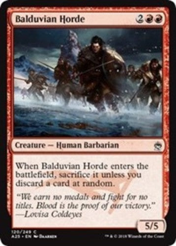 Balduvian Horde - Masters 25 - English - NM - MTG