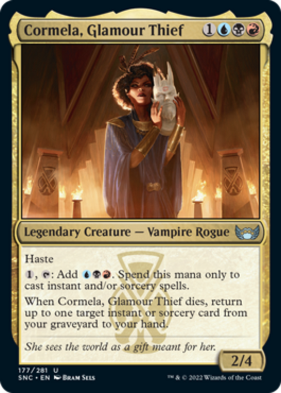 Cormela, Glamour Thief - Streets of New Capenna - English - NM - MTG