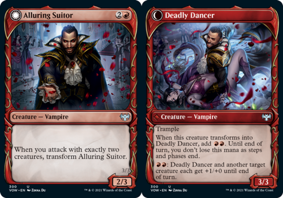 Alluring Suitor // Deadly Dancer - Showcase - Innistrad: Crimson Vow - English -