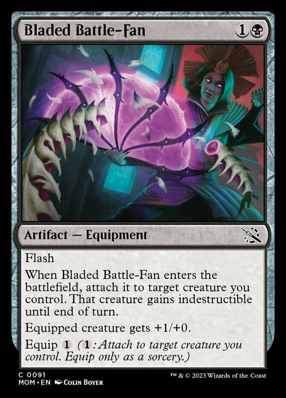 Bladed Battle-Fan - March of the Machines - English - NM - MTG