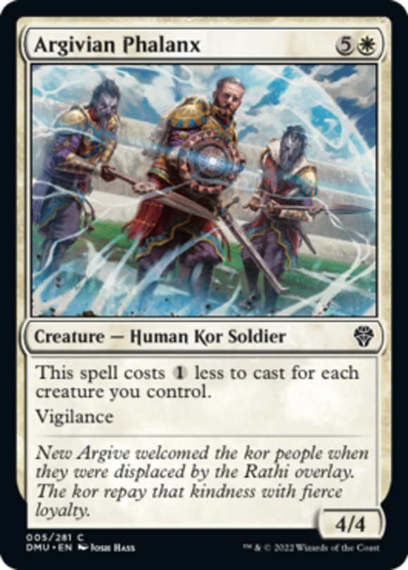 Argivian Phalanx - Dominaria United - English - NM - MTG