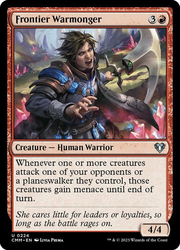 Frontier Warmonger - Commander Masters - English - NM - MTG