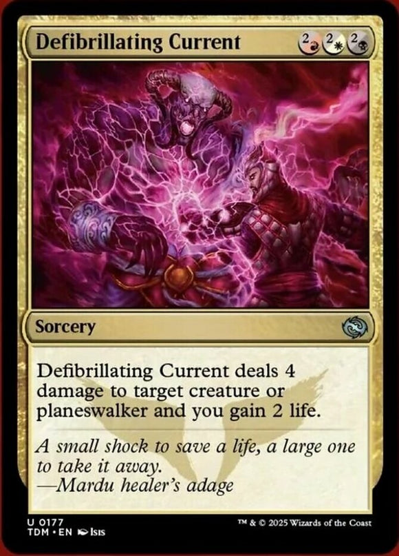 Defibrillating Current - Tarkir: Dragonstorm - English - NM - MTG
