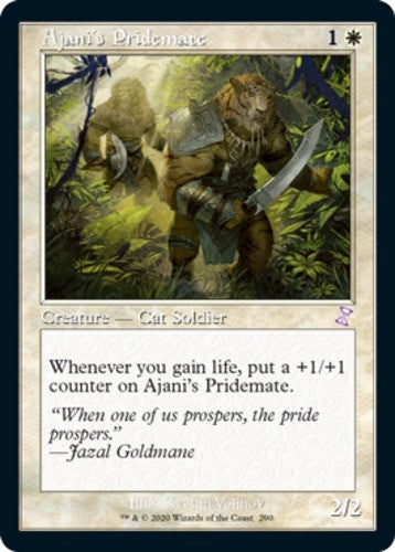 Ajani's Pridemate - Time Spiral Remastered - English - NM - MTG