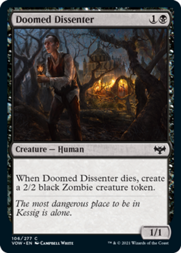Doomed Dissenter - Innistrad: Crimson Vow - English - NM - MTG
