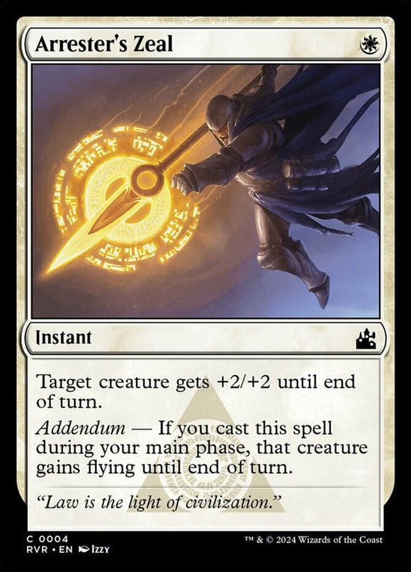 Arrester's Zeal - Ravnica Remastered - English - NM - MTG