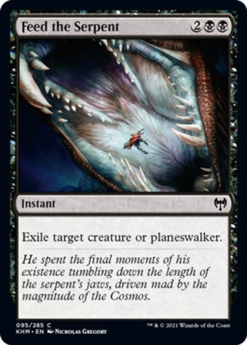 Feed the Serpent - Kaldheim - English - NM - MTG