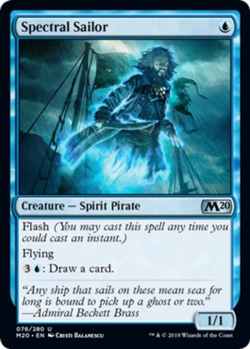 Spectral Sailor - Core Set 2020 (M20) - English - NM - MTG