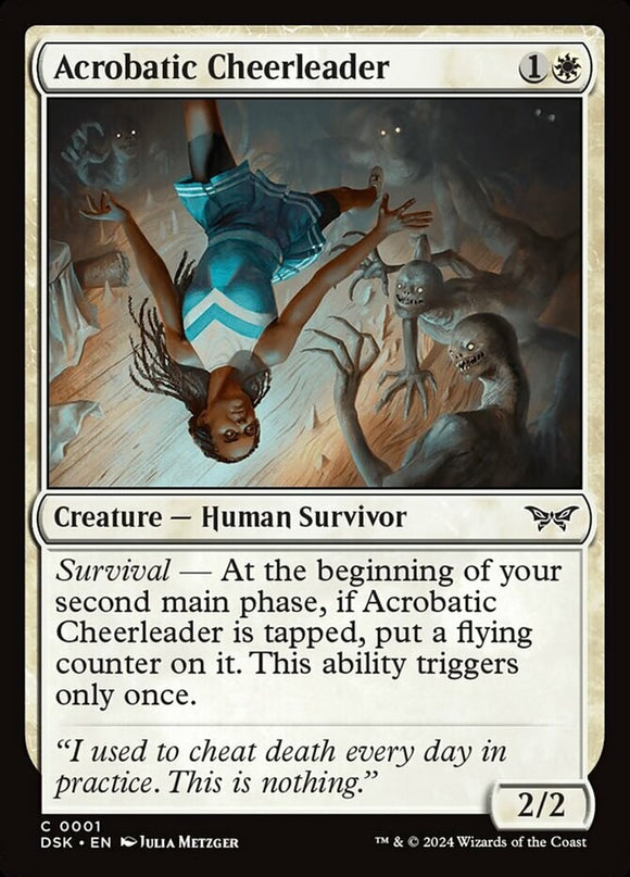 Acrobatic Cheerleader - Duskmourn: House of Horror - English - NM - MTG