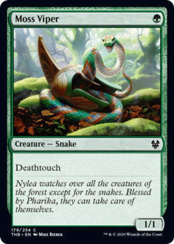 Moss Viper - Theros Beyond Death - English - NM - MTG