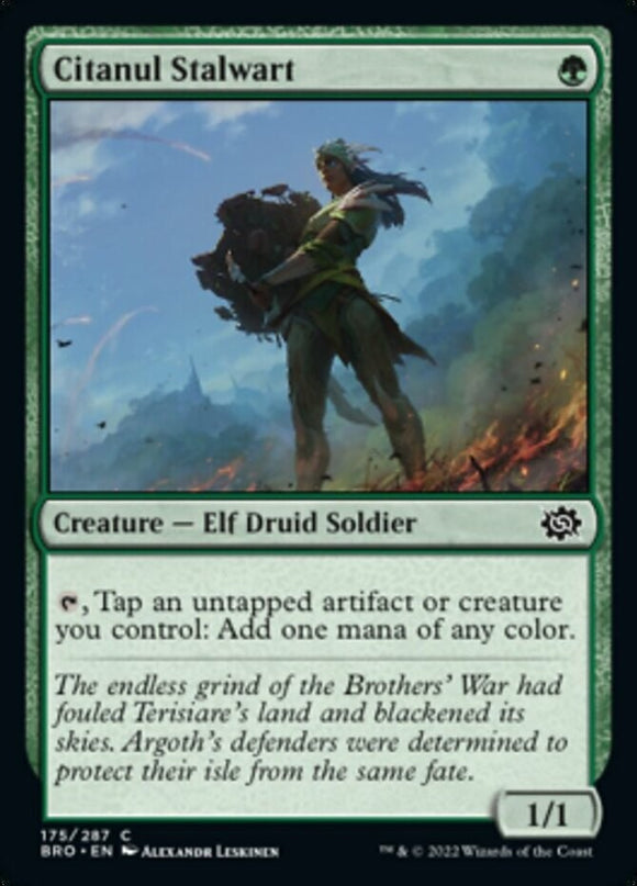 Citanul Stalwart - The Brothers' War - English - NM - MTG