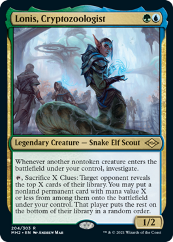 Lonis, Cryptozoologist - Modern Horizons 2 - English - NM - MTG
