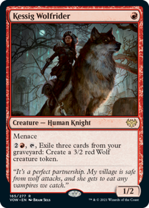 Kessig Wolfrider - Innistrad: Crimson Vow - English - NM - MTG
