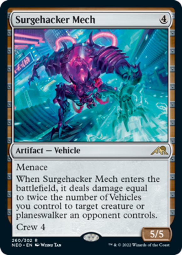 Surgehacker Mech - Kamigawa: Neon Dynasty - English - NM - MTG