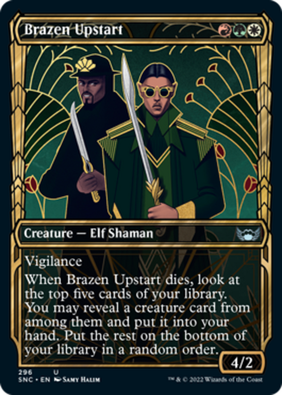 Brazen Upstart - Showcase - Streets of New Capenna - English - NM - MTG