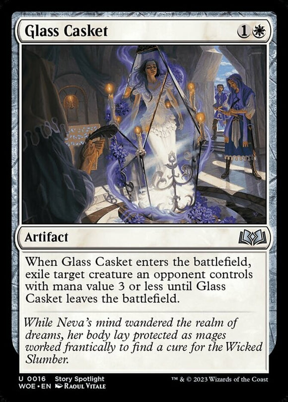 Glass Casket - Wilds of Eldraine - English - NM - MTG