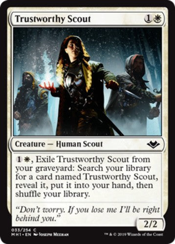 Trustworthy Scout - Modern Horizons - English - NM - MTG