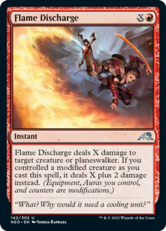 Flame Discharge - Kamigawa: Neon Dynasty - English - NM - MTG