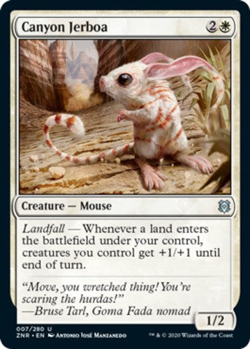 Canyon Jerboa - Zendikar Rising - English - NM - MTG