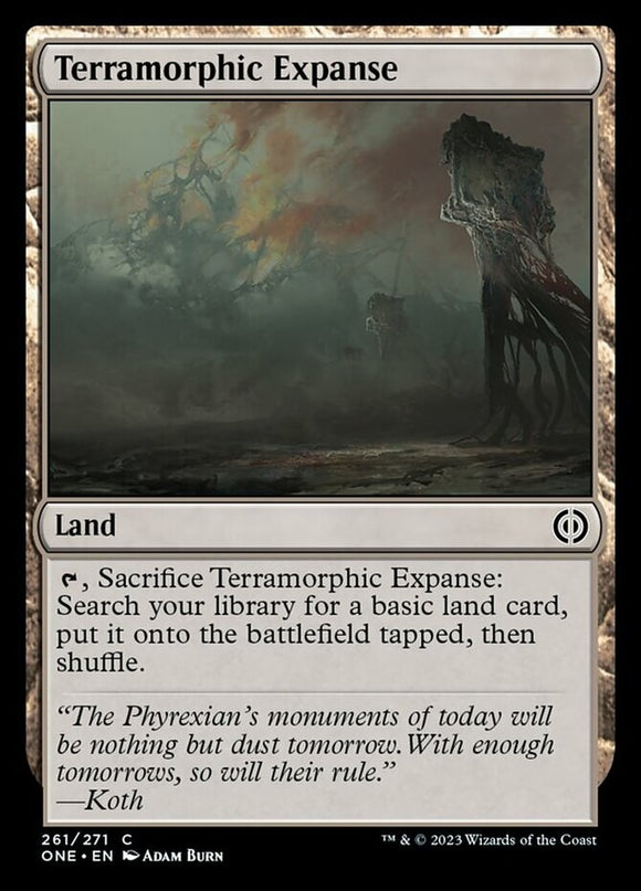 Terramorphic Expanse - Phyrexia: All Will Be One - English - NM - MTG