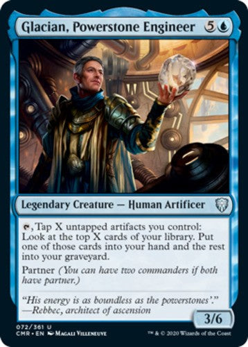 Glacian, Powerstone Engineer - Commander Legends - English - NM - MTG